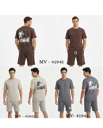 Костюм Спорт Annet YT7055 brown - делук