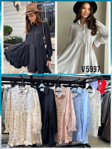 Платье Nefertiti V5997 black - делук
