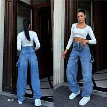 Джинсы Jeans Style 4609 blue - делук
