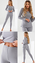 Термобелье Bravel 02364 grey - делук