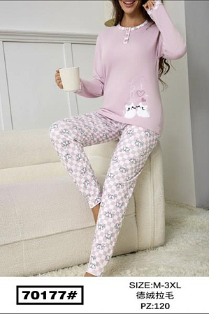 Пижама Romeo Life 70177 powder - делук