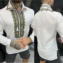 Вышиванка Nik 56374 white - делук