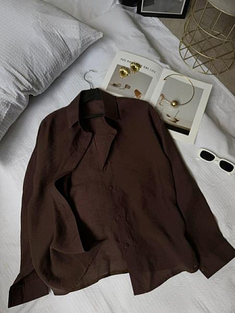 Рубашка Sofi Cor 9083 brown - делук