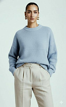 Свитер Lora 401 l.blue - делук