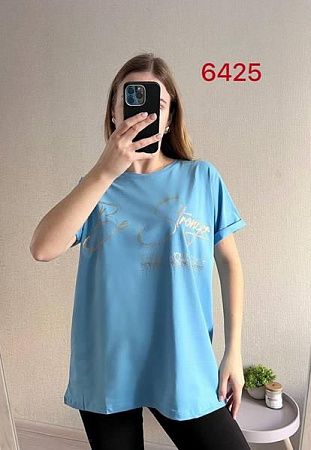 Футболка Fsn 6425 l.blue - делук