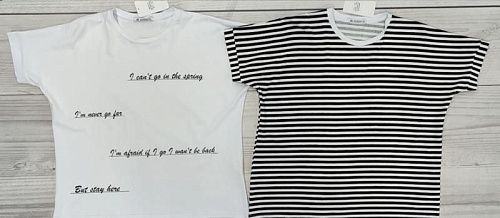 Футболка Annet YT1741 white-black - делук
