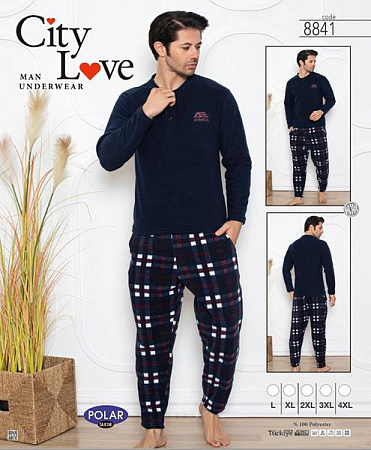 Пижама 4 Seasons 8841 navy - делук