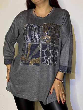 Туника Kosta 7725-47 grey - делук