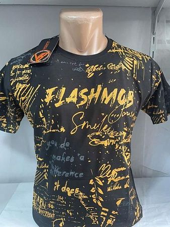 Футболка Sabihina SB571 black-yellow - делук