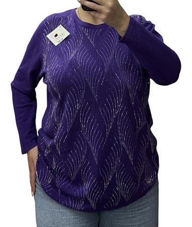 Свитер Dgmd 25220 violet - делук