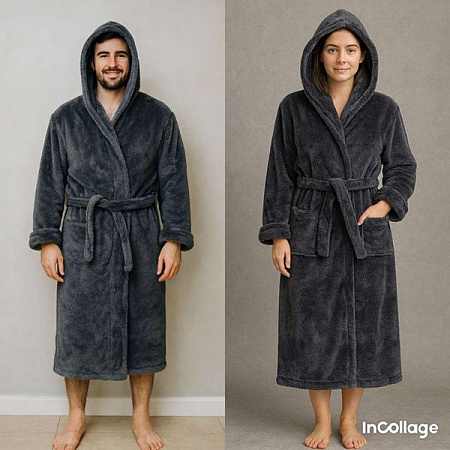 Халат Fili Wear FW1572 d.grey - делук