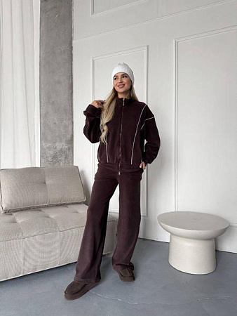 Костюм Спорт Arina 1683 brown - делук