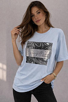 Футболка Levisha 25036 l.blue - делук