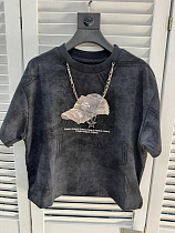 Футболка Delfinka 26138 black - делук