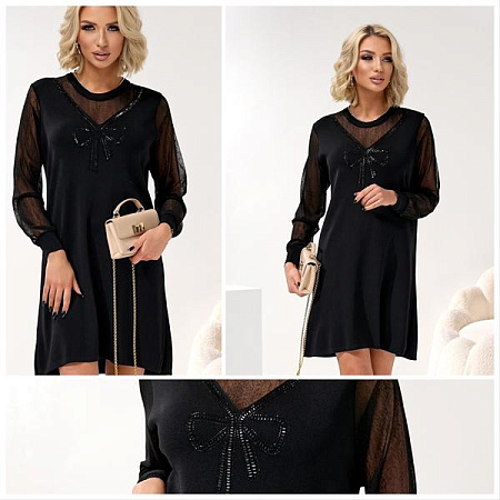 Платье Lola 9925 black - делук