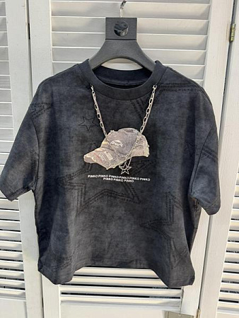 Футболка Delfinka 26138 black - делук