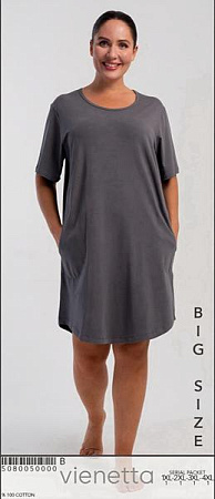 Ночнушка Trikotag T466 d.grey - делук