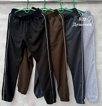 Штаны Спорт Shon S2378 l.grey - делук