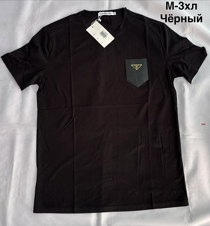 Футболка Minh MH993 black - делук