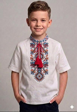 Вышиванка Limerense DD232 white - делук