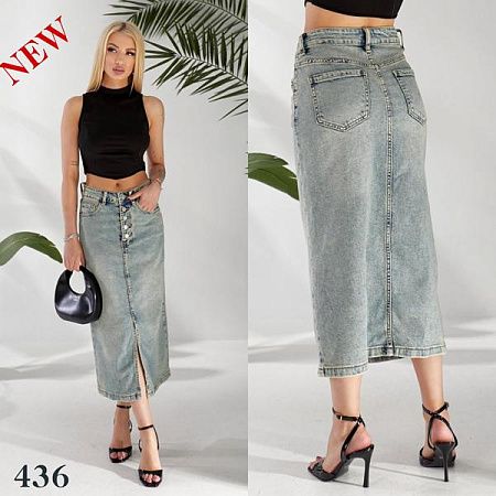 Юбка Beki 436 grey - делук