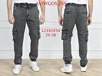 Джинсы God Baron L2181 black - делук