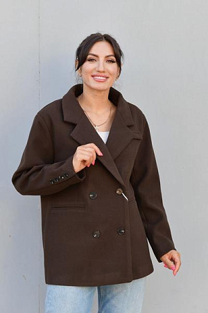 Пиджак Style Nadezhda 788 brown - делук