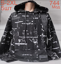 Худи Надийка ND645-744 black - делук