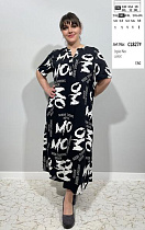 Платье Base CL827 black - делук