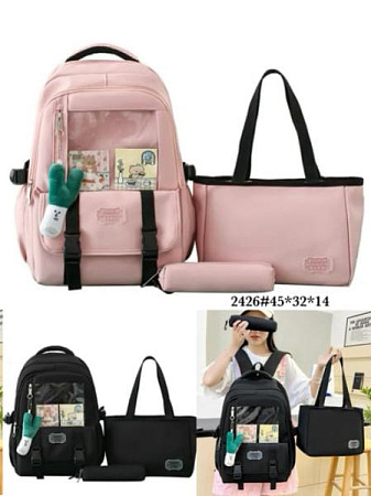 Комплект Fashion Bag 2426 black - делук