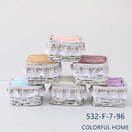 Набір серветок у подарунковій корзинці 532-7-F-24 - делук