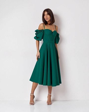 Платье Odis 849 green - делук