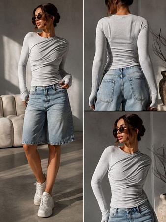 Свитер Arina 1801 grey - делук