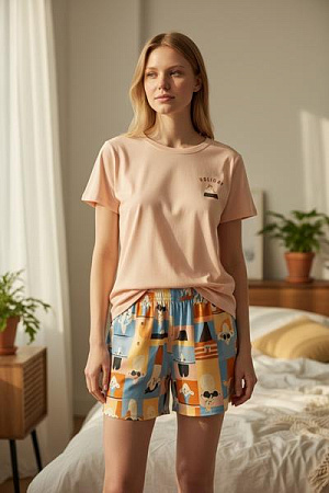 Пижама Trikotag T390 beige - делук