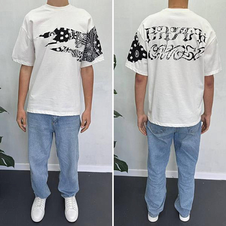 Футболка I8Denim 90567 white - делук