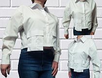 Рубашка H&S 512 white - делук