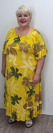 Платье Romeo Life RL1067 yellow - делук