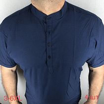 Рубашка No Brand R191 navy - делук