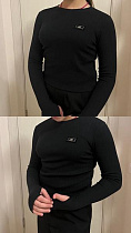 Лонгслив Annet EL04  black - делук