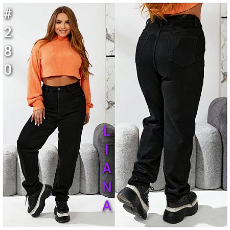 Джинсы Liana Denim 280 black - делук