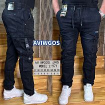 Джинсы God Baron L-971 blue - делук
