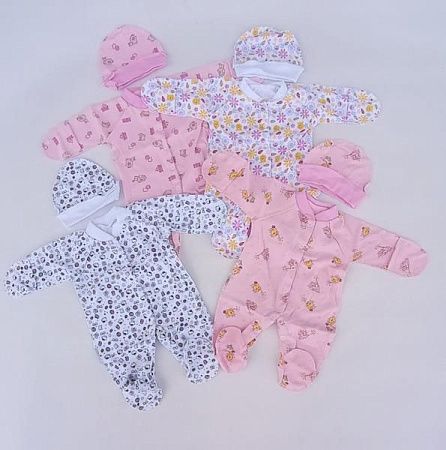Комбинезон Meloria ML1773 pink-yellow - делук