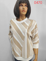 Свитер Lida 0470 beige - делук