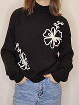 Свитер Kosta 76168 black - делук