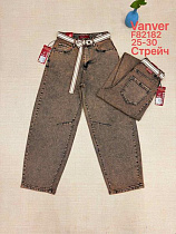 Джинсы Vanver F82182 brown - делук