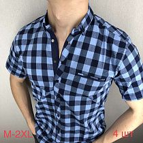 Рубашка No Brand R194 l.blue - делук