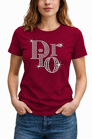 Футболка Alia AL142 wine - делук