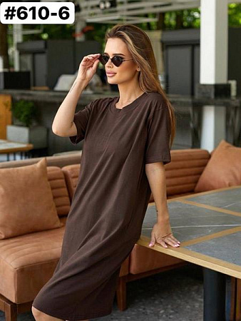 Платье Bat 601-6 brown - делук