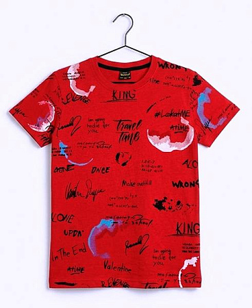 Футболка Dino DN383 red - делук