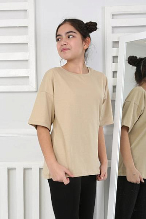 Футболка Mmz M1604 beige - делук